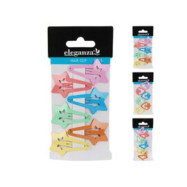 Set agrafe Eleganza Clip, 4.5 cm, metal, 6 buc