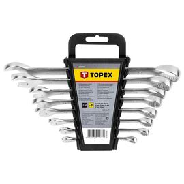 Chei TOPEX, combinate tip deschis și inelar, 6–19 mm, set 8 bucăți, 35D756