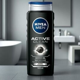 Gel de dus NIVEA Active Clean, 500 ml