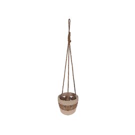 Ghiveci impletit suspendabil H&S, D22 cm, H18 cm, doua margini