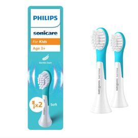 Сменные насадки для зубной щетки PHILIPS Sonicare For Kids, от 3 лет, 2 шт