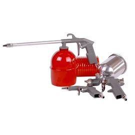 Set de vopsire MPN, pistol de vopsit cu rezervor superior, 5 piese