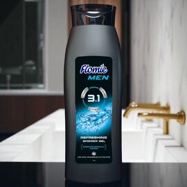 Гель для душа FLOMIE Refresh 3 в1, мужской, 750 мл