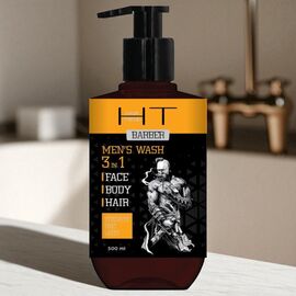 Гель для душа 3 в 1 HAIR TREND BARBER, волосы, лицо и тело, 500 мл