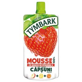 Пюре TYMBARK из яблок-банан-клубника-морковь, 120 г