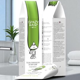Пилинг для кожи головы HISKIN CRAZY HAIR лайм & мята, 100 мл