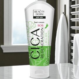 Крем для ног BEAUTYDERM Регенерация с CICA и UREA, 75 мл