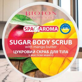 Scrub de corp SPA & AROMA, din zahar, cu ulei de mango, 250 g