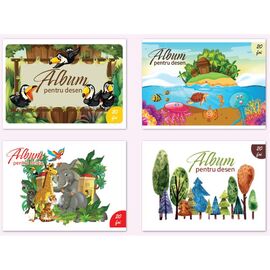 Album pentru desen PROSTAND A4, 20 foi, cu clama