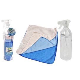 Set lavete din microfibra + pulverizator Ultra Clean, 30х30 cm, 3 buc