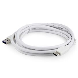 Cable GEMBIRDCablexpert CCP-USB3-AMCM-6-W, 1.8 m, alb,  USB3.0/Type-C