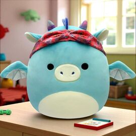 Мягкая игрушка Squishmallow - Дракон В Бандане, 19см