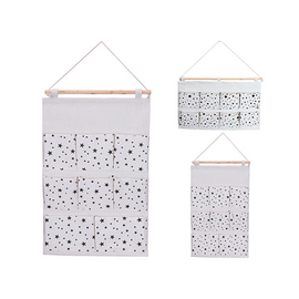 Organizator suspendat H&S Kids „Inimă, stea”, 8 secțiuni, 56x35cm