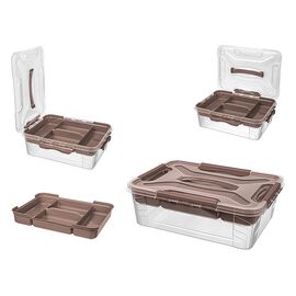 Органайзер с крышкой и зажимами Bytplast Grand Box, 10 l, 39х29х12.4 см