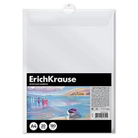 Бумага ERICHKRAUSE Art Spirit А4 , 20 л, для акварели, пластиковая папка