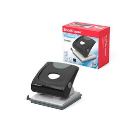 Perforator ERICHKRAUSE Classic, pana la 30 coli, Metal/plastic, Negru