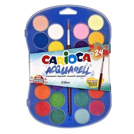 Набор красок акварельных CARIOCA Watercolor 24 шт X D 30 мм