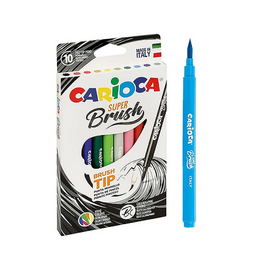Set de carioci CARIOCA Brush, 10 bucăți