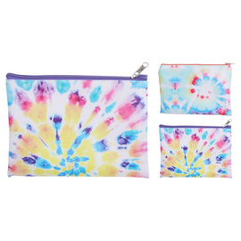 Penar FREE&EASY "Tie-Dye", cu fermoar, 20.5x13.5 cm