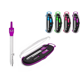 Trusă de desen ERICHKRAUSE S-COOL Neon, metal, 3 piese