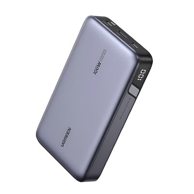 Power Bank UGREEN Two-way Fast Charging, 20000mAh, 100W, Grey, 4 image