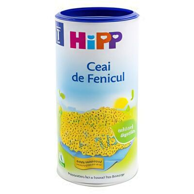 ​Ceai pentru copii din fenicul HiPP, 4+ luni, 200 g