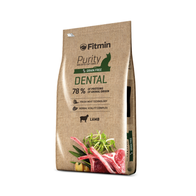 Mancare uscata pentru pisici FITMIN Cat Purity Dental, 10 kg