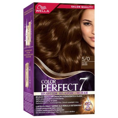 Vopsea de par COLOR PERFECT Saten Deschis 5/0, 135 ml