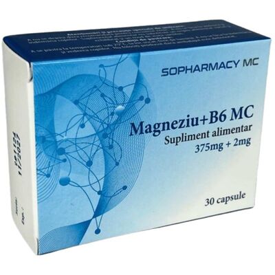 Капсулы SOPHARMACY MC Магний + В6, 30 шт, изображение 2
