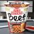 Ramen Nissin Cup Noodles cu carne de vită, 64 г