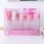 Set sticlute Travel Paсk MGTD1675, roz