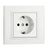 Priza OVIVO BDY Mina 401-XX0300-217, cu impamantare, ST, alb, 1/12/120