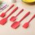 Set spatule ZLGF027, din silicon, 5 buc