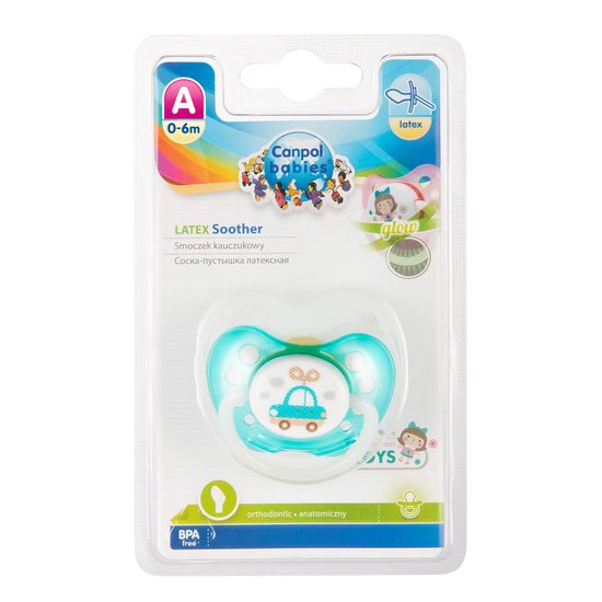 Пустышка CANPOL 23/259 Toys, из латекса, 0-6 мес, изображение 3