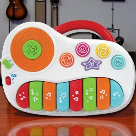 ​Pian interactiv WINFUN, Cu sunete si lumini, Limba engleza