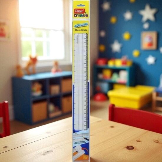 Rigla FLAIR, Plastic, 20 cm