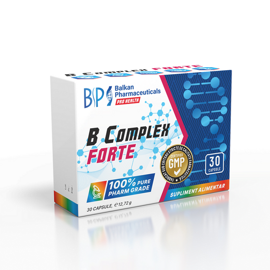 B COMPLEX BP Forte BALKAN PHARM, 30 capsule, 2 image
