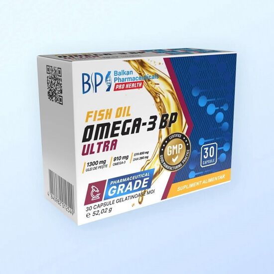 Omega 3 BP ULTRA BALKAN PHARM, 30 capsule, 2 image