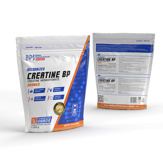 Creatine BP BALKAN PHARM, (без вкуса), порошок, 500 г, изображение 3
