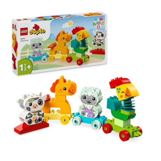 Constructor Lego Duplo 10412, Tren cu animale, 19 piese, 2 image