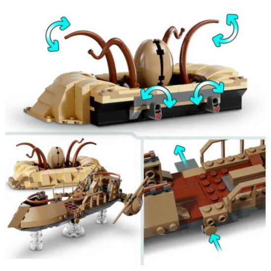 Конструктор LEGO Star Wars 75396 "Пустынный скиф и яма Сарлакка", 558 деталей, изображение 4