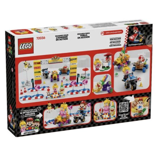 Конструктор LEGO Super Mario 72036 Mario Kart – Baby Peach & Grand Prix Set, 823 элемента, изображение 9