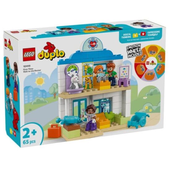 Constructor LEGO Duplo 10449 "Prima vizita la doctor", 65 piese