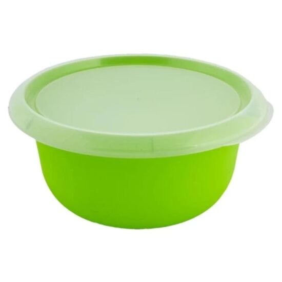 Миска кухонная ALEANA, с крышкой, салатовый, 3.75 л