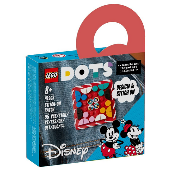 Конструктор LEGO Dots "Нашивки с Микки  и Минни Маус", 95 дет., 41963