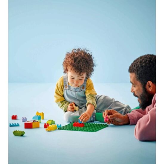 Зеленая строительная пластина LEGO Duplo, 10460, изображение 5