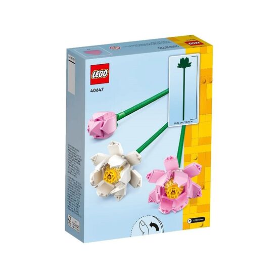 Constructor LEGO Icons „Flori de lotus”, 220 piese, 40647