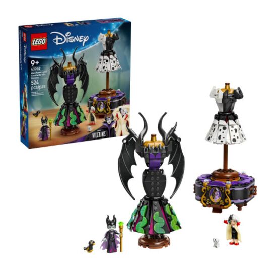 Конструктор Lego Disney 43262, Платья Малефисенты и Круэллы Де Виль, 524 элемента, изображение 3