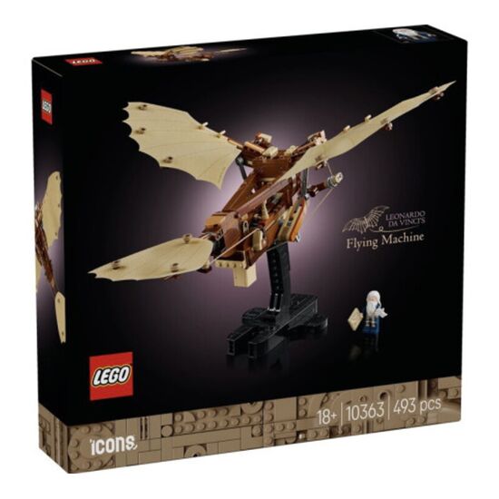 Constructor Lego Icons 10363, Masina zburatoare Leonardo Da Vinci, 493 piese