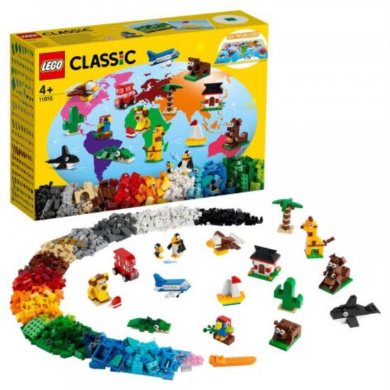 Конструктор LEGO Classic 11015 "Вокруг света", 950 деталей, изображение 2